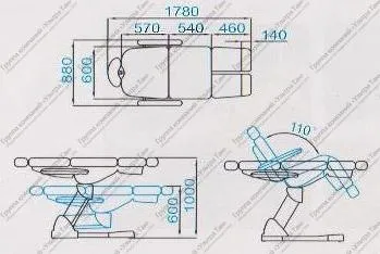 Педикюрное кресло SD-3869AS, вид 16