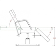 Косметологическое кресло на гидравлике МК 05, вид 3