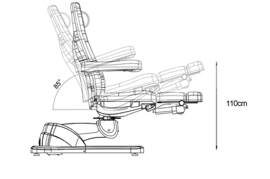 Педикюрное кресло Eveline, арт. Р45, вид 8