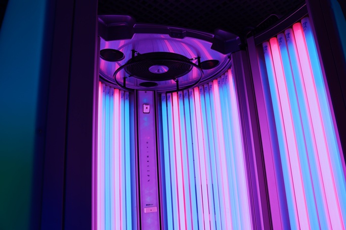 Солярий с коллатановыми лампами