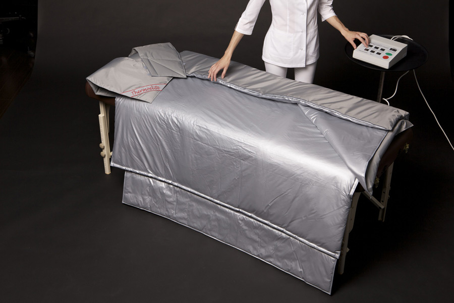 Термоодеяло для обертывания в разложенном виде